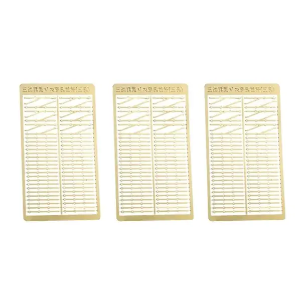 Brass Railing Post Set for 1/72 Scale Models - Image 8