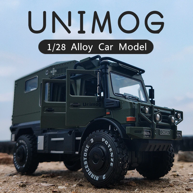 1/28 Unimog U4000 Alloy Model Car 2 1/28 Unimog U4000 Alloy Model Car - Image 2