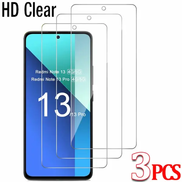 3PCS Tempered Glass for Xiaomi Redmi Series