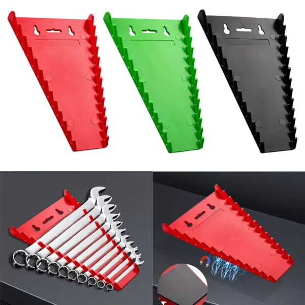 Magnetic Wrench Organizer with 24 Slots - Image 2