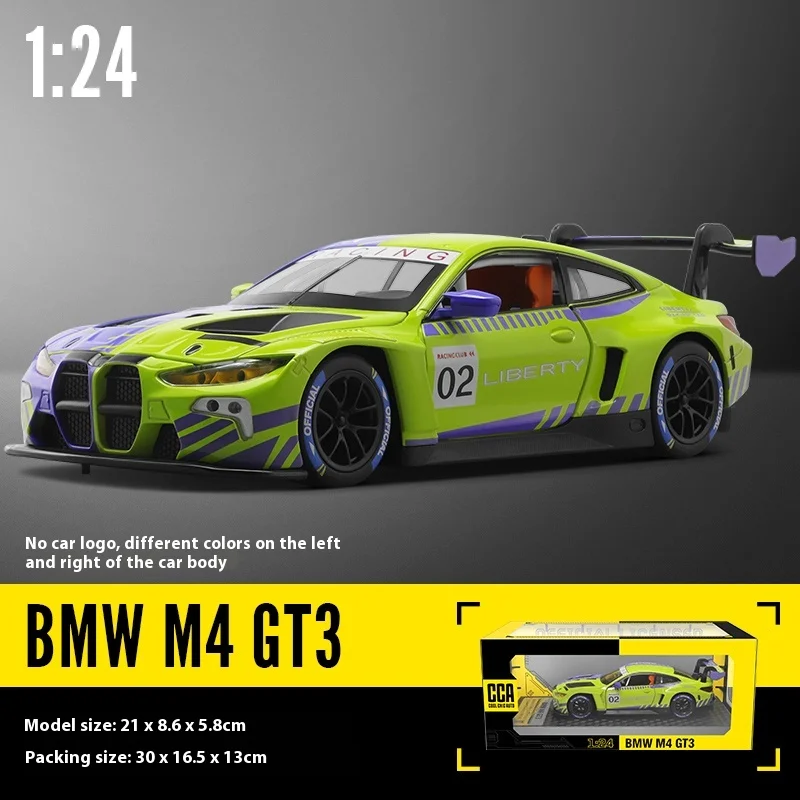 1:24 BMW M4 GT3 Alloy Diecast Car Model 7 1:24 BMW M4 GT3 Alloy Diecast Car Model - Image 7