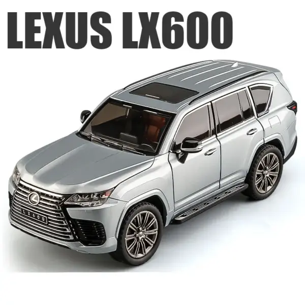 1:24 Diecast Metal LX600 SUV Model Car - Image 7