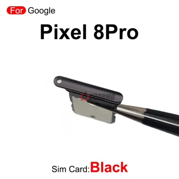 Black SIM Card Tray for Google Pixel 8 - Image 3