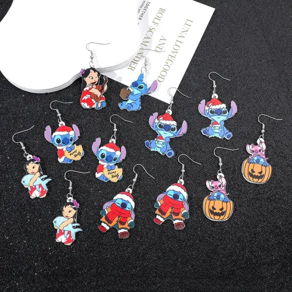 Lilo and Stitch Acrylic Drop Earrings - Image 5