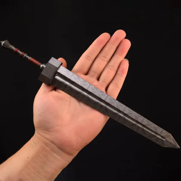 Damascus Pattern Eldens Weapon Greatsword - Image 4