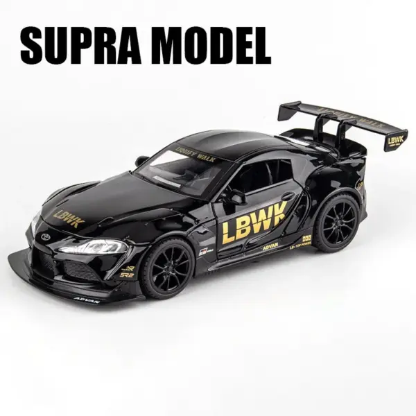 1:22 Scale Supra Diecast Model Car with Sound - Image 8