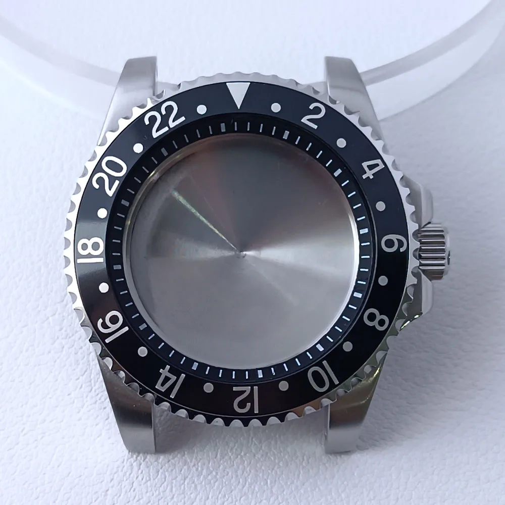 40.5mm Stainless Steel GMT Watch Case NH35/NH36 27 40.5mm Stainless Steel GMT Watch Case NH35/NH36 - Image 27