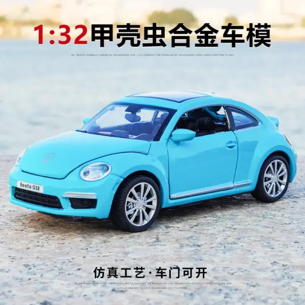 1:32 Volkswagen Beetle GSR Diecast Model Car - Image 3