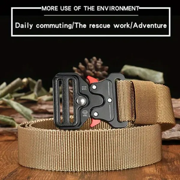 Men's Multi-Function Outdoor Hunting Nylon Belt - Image 4