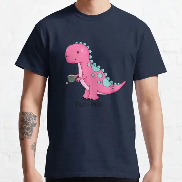Cute Dinosaur Graphic T-Shirt for Adults - Image 8