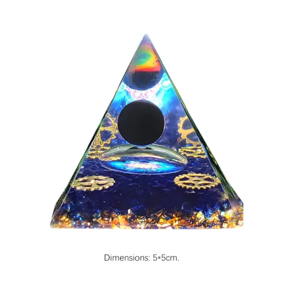 5cm Natural Stone Orgonite Pyramid Crystal - Image 18