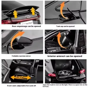 Diecast 1:18 Audi RS7 Sportback Model Car 13 S49d2dbef46c24791b40000fd4e22d962x