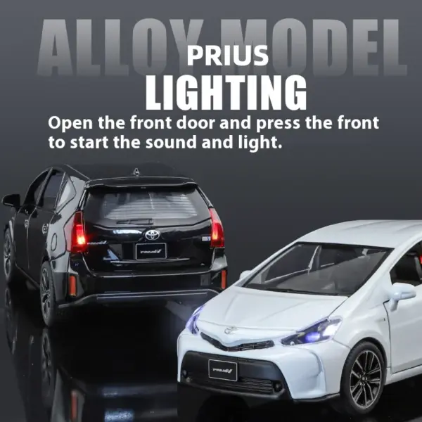 1:32 Toyota Prius Diecast Model Car - Image 3