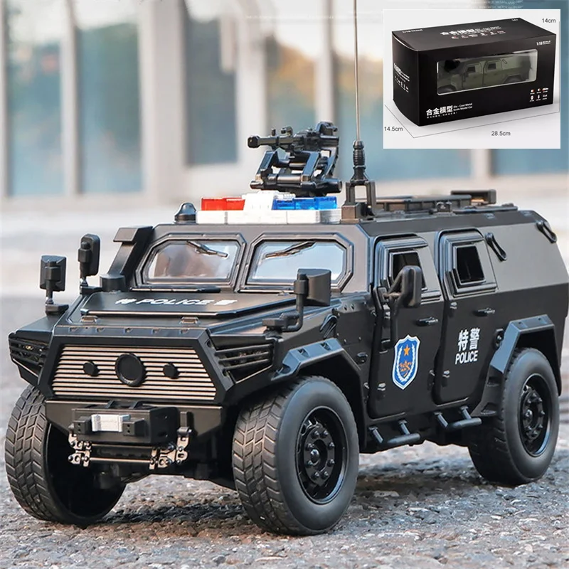 1:18 Metal Military Armored Car Model 10 1:18 Metal Military Armored Car Model - Image 10