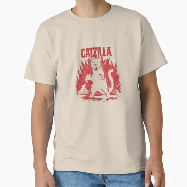 Vintage Sunset Cat Lover T-Shirt for Men - Image 13