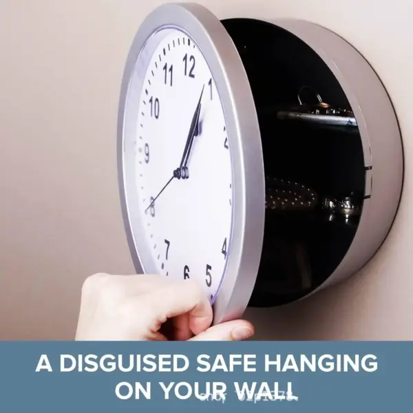 Hidden Safe Wall Clock with Secret Compartment - Image 4