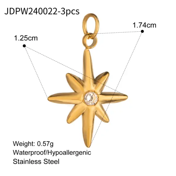 3PCS Sea Star Shell Charms for Jewelry Making - Image 22