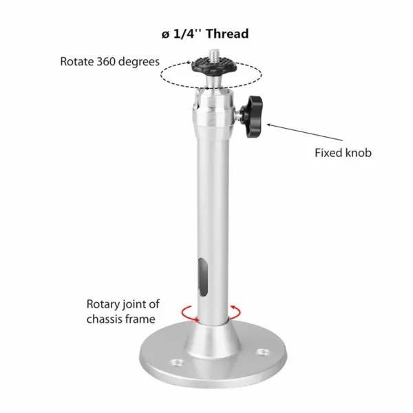 Adjustable Mini Projector Wall Mount Bracket - Image 2