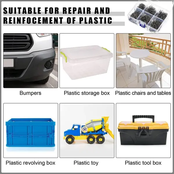 1000PC Pre-Cut Wave Staples for Bumper Repairs - Image 3