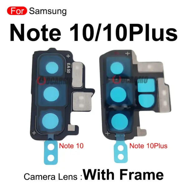Galaxy Note 10 Plus Rear Camera Lens with Frame - Image 3