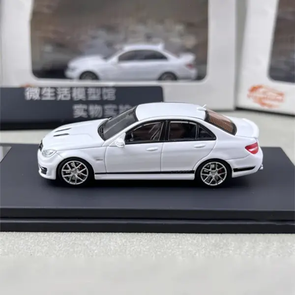Diecast 1:64 Benz C63 W204 507 Model Car - Image 3