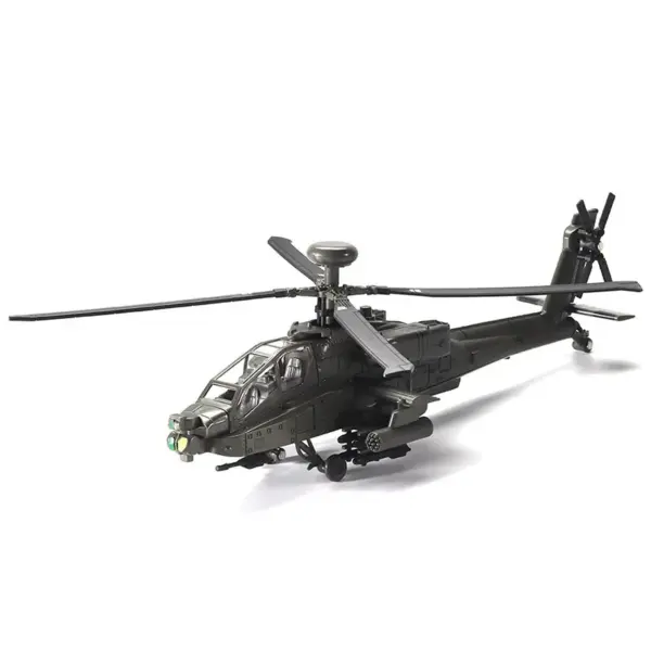 1:32 Alloy Apache Helicopter Model Display - Image 5