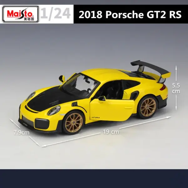 Maisto 1:24 Porsche 911 GT2 RS Model Car - Image 4