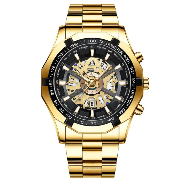 Luxury BINBOND S033 Men's Quartz Watch Blue - Image 8
