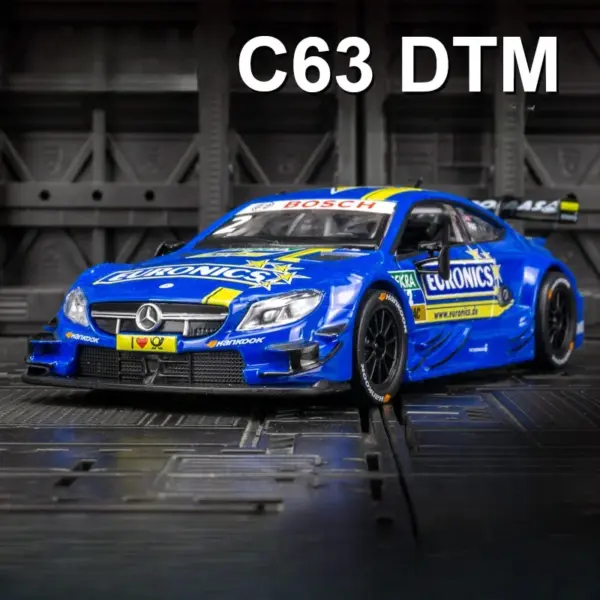1:32 Mercedes-AMG C63 DTM Diecast Car Model - Image 7