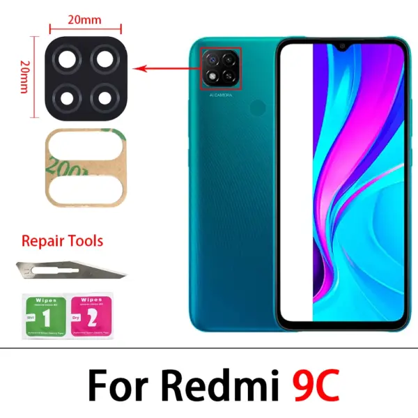 2-Piece Camera Glass for Xiaomi Redmi Series - Image 11