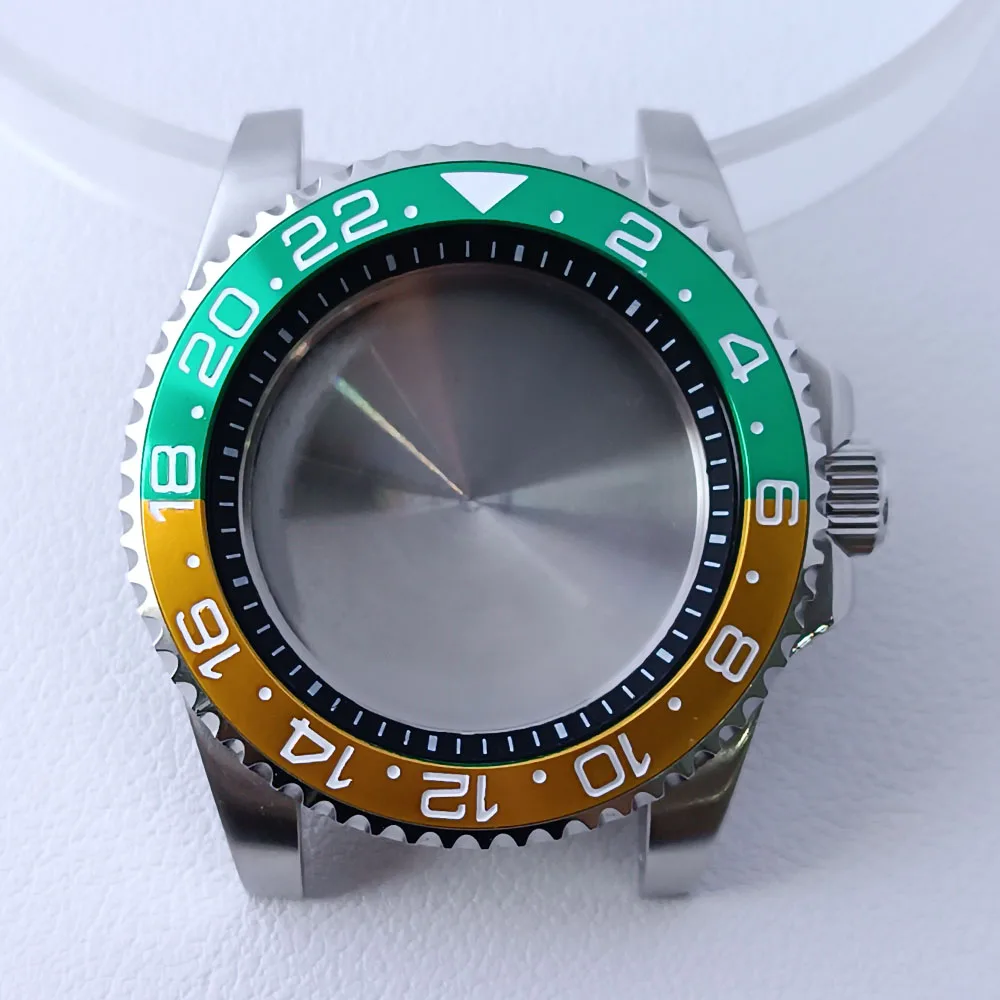40.5mm Stainless Steel GMT Watch Case NH35/NH36 16 40.5mm Stainless Steel GMT Watch Case NH35/NH36 - Image 16