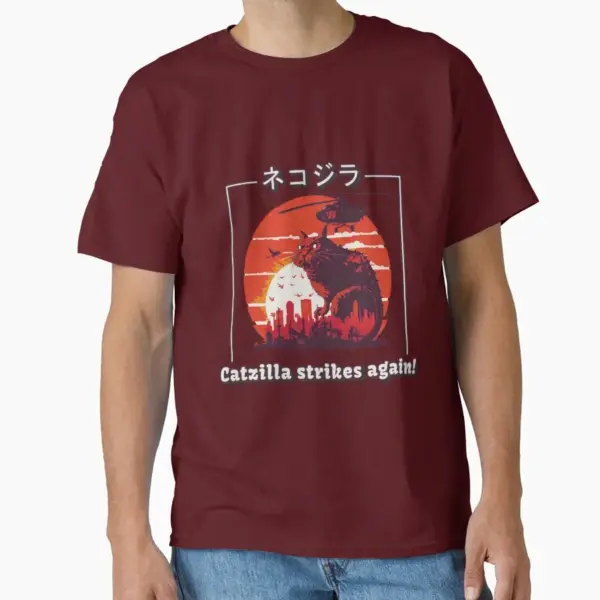 Catzilla Humorous T-Shirt for Adults - Image 8