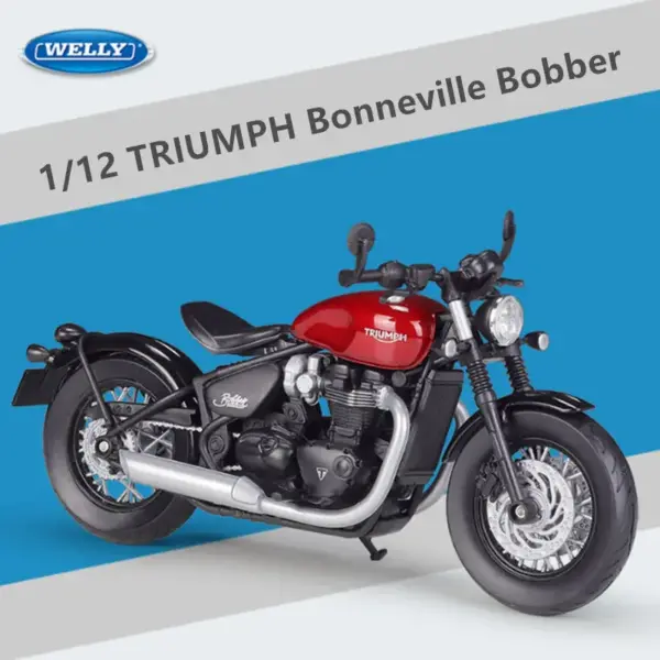 WELLY 1:12 Triumph Bonneville Bobber Model - Image 9
