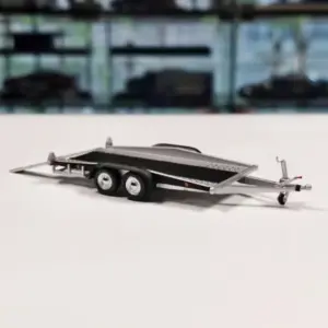 1:43 Scale Alloy Flatbed Trailer Model 8 S4c3720d4964843369d99851c3f46c02dL