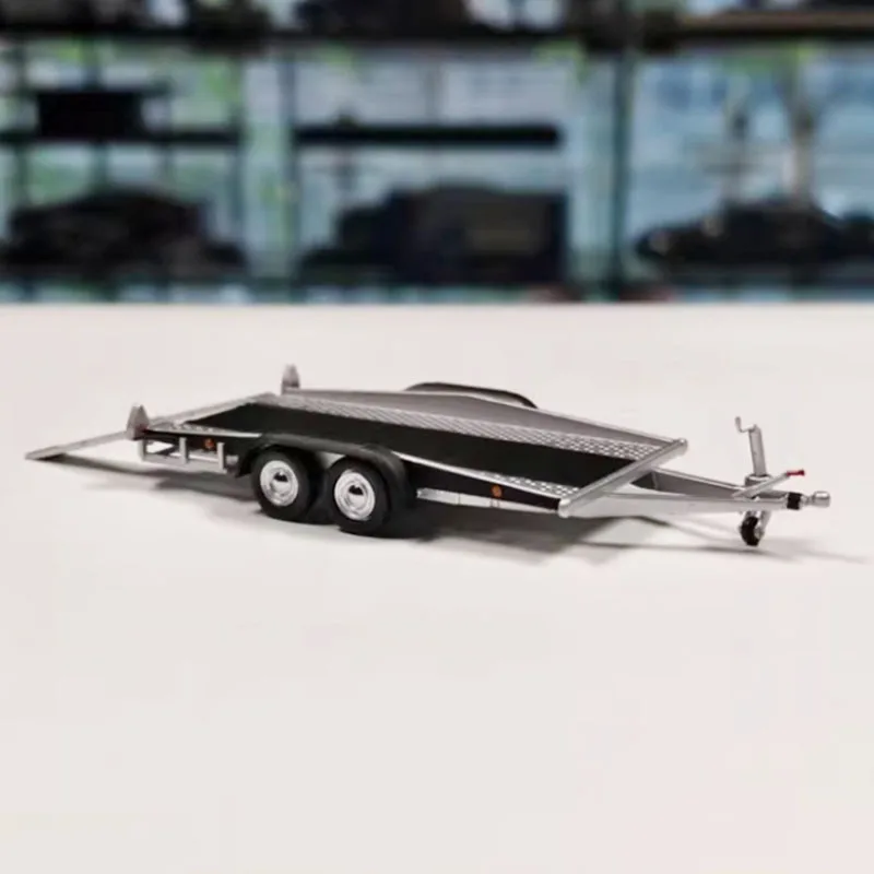 1:43 Scale Alloy Flatbed Trailer Model 3 1:43 Scale Alloy Flatbed Trailer Model - Image 3