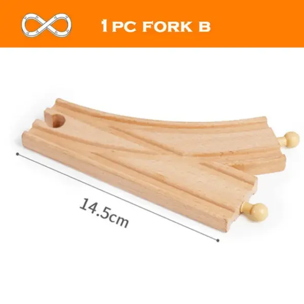 Wooden Train Track Accessories for Railway Fun - Image 45