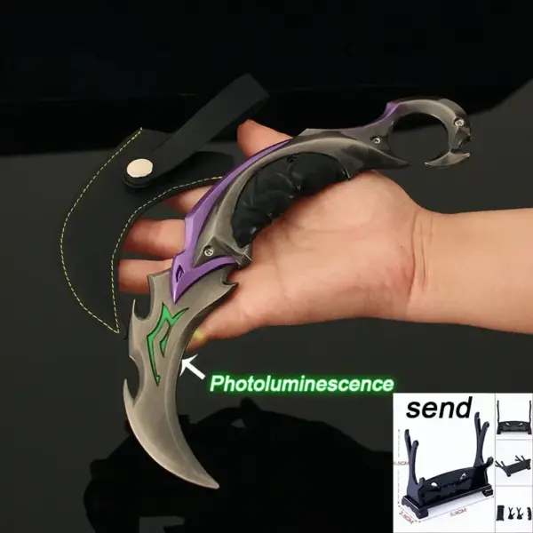 Valorant Luminous Reaver Karambit Replica 22cm - Image 14