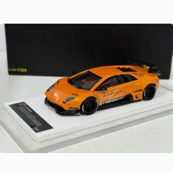 Onemodel 1/64 LB 670 Combat Gray Supercar Model - Image 7