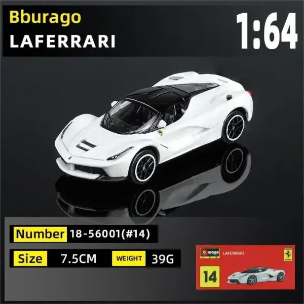 Bburago 1:64 Ferrari Model Car Set - Image 38