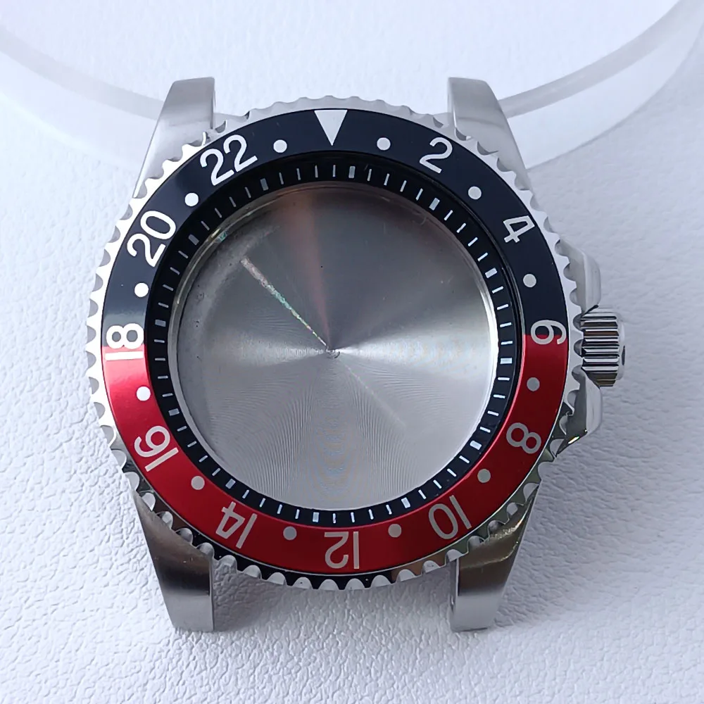 40.5mm Stainless Steel GMT Watch Case NH35/NH36 33 40.5mm Stainless Steel GMT Watch Case NH35/NH36 - Image 33