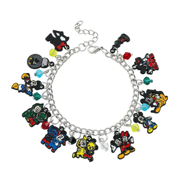 Stitch Silver Plated Charm Bracelet for Women - Image 10