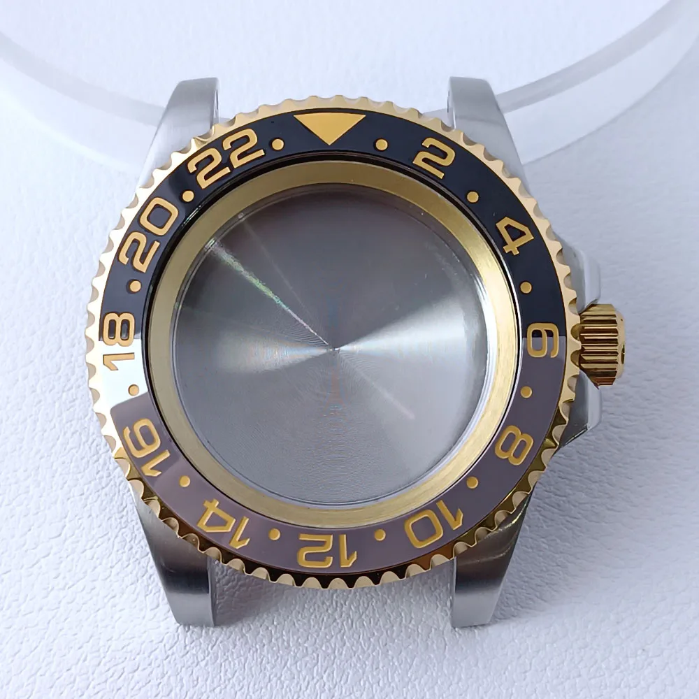 40.5mm Stainless Steel GMT Watch Case NH35/NH36 125 40.5mm Stainless Steel GMT Watch Case NH35/NH36 - Image 125