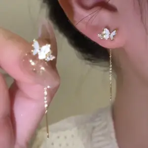 Vintage Butterfly Dangle Earrings for Women