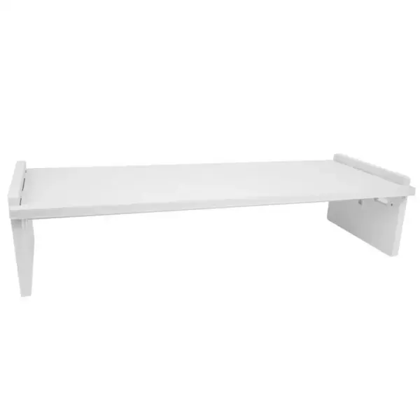 White Adjustable Laptop Monitor Stand - Image 7