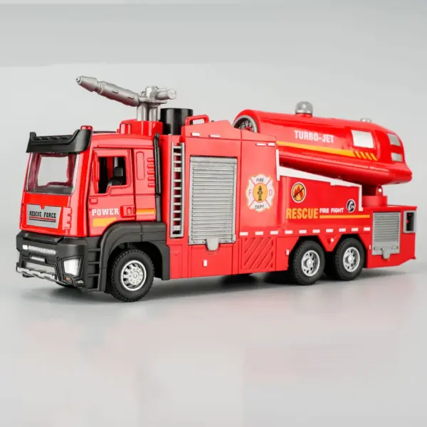 1:32 Diecast Fire Engine Model with Sound Light - Image 7