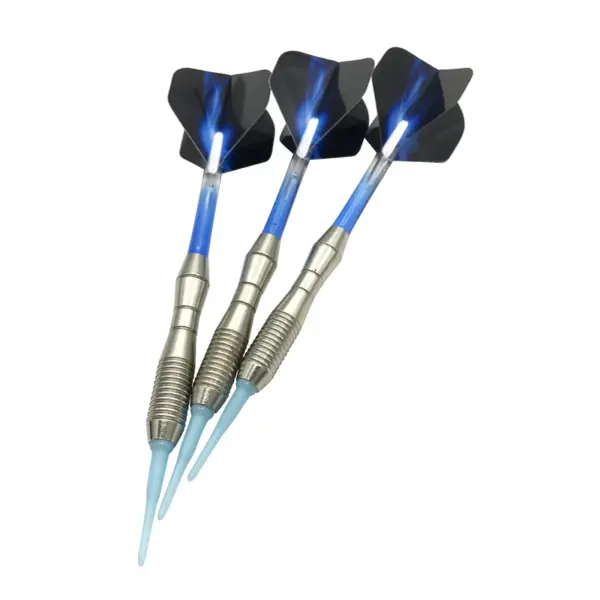 3pcs Soft-tip Darts Set 17g Blue Green Red - Image 2