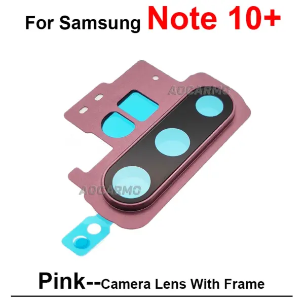Galaxy Note 10 Plus Rear Camera Lens with Frame - Image 15