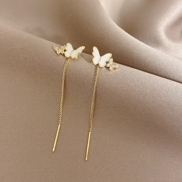 Vintage Butterfly Dangle Earrings for Women - Image 30