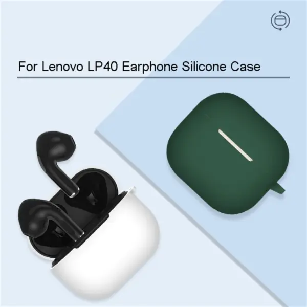 Lenovo LP40 Earbuds Silicone Protective Sleeve - Image 2