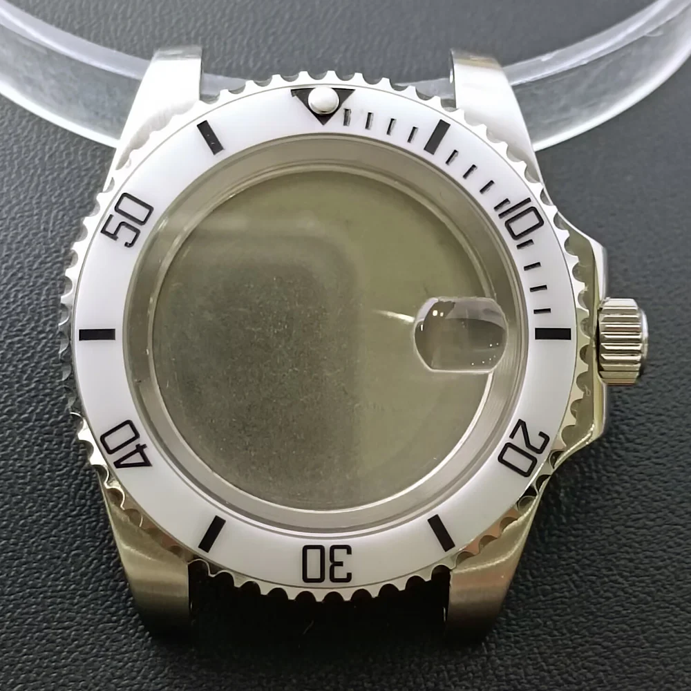 NH35 GMT Steel Watch Case 40.5mm Silver 77 NH35 GMT Steel Watch Case 40.5mm Silver - Image 77